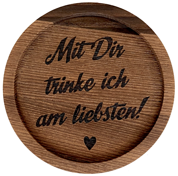 kleinerer Untersetzer "Am Liebsten"